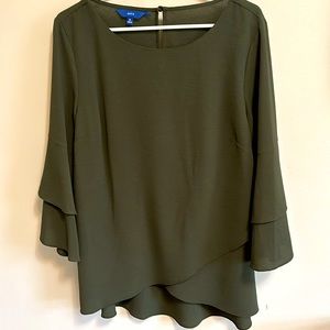 Apt 9 Olive Green Blouse